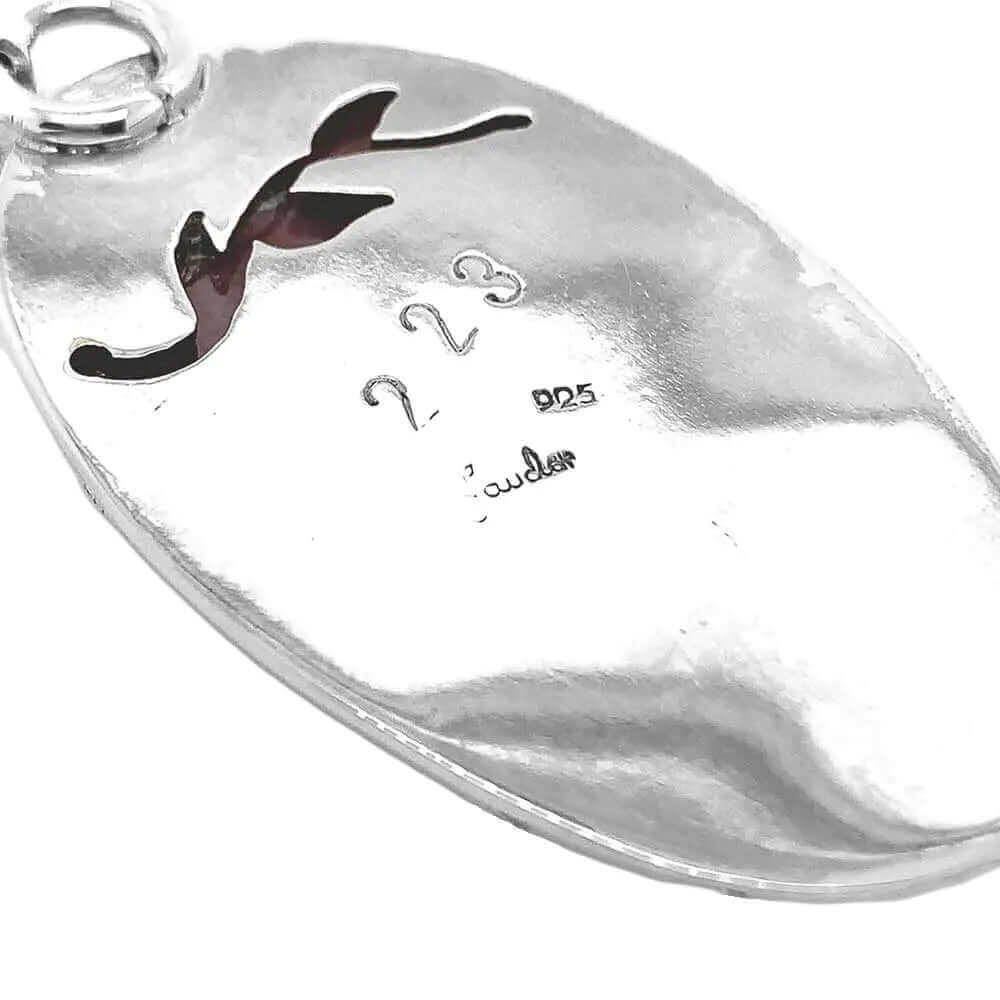 %product Big Jasper Silver Pendant Nueve Sterling