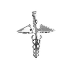 %product Caduceus in Sterling Silver Nueve Sterling