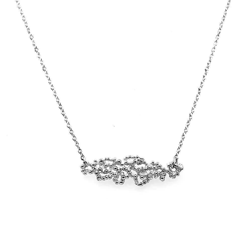 Caviar Silver Necklace - Nueve Sterling