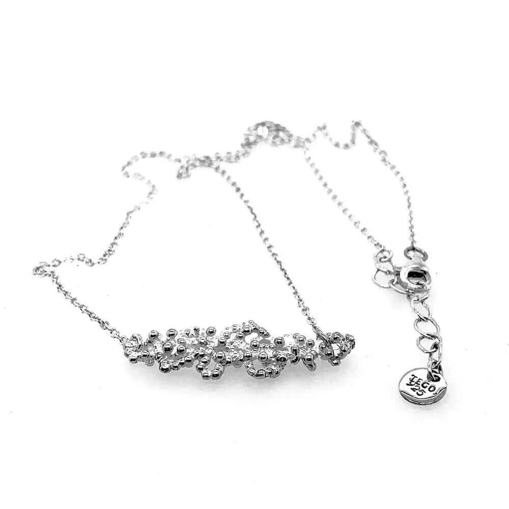 Caviar Silver Necklace top - Nueve Sterling