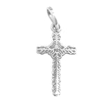 Celtic Silver Cross ll back - Nueve Sterling