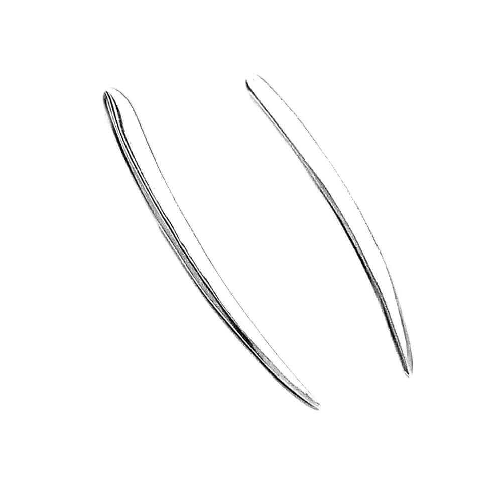 Curved-Bar-Silver-Climber-Earrings-side-Nueve-Sterling