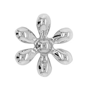 Flower Pendant In Silver - Nueve Sterling