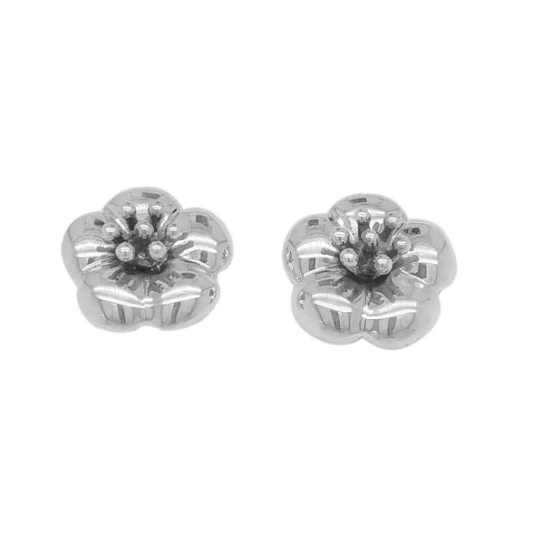 Peculiar Flora Jewelry Five Petal Flower Stainless Steel Stud Earring –  peculiareyewear