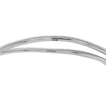 Interlocked Silver Bangle detail - Nueve Sterling