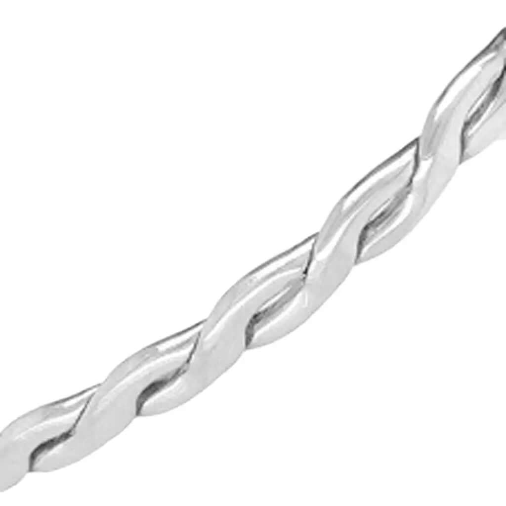 %product Intertwined Silver Choker Nueve Sterling