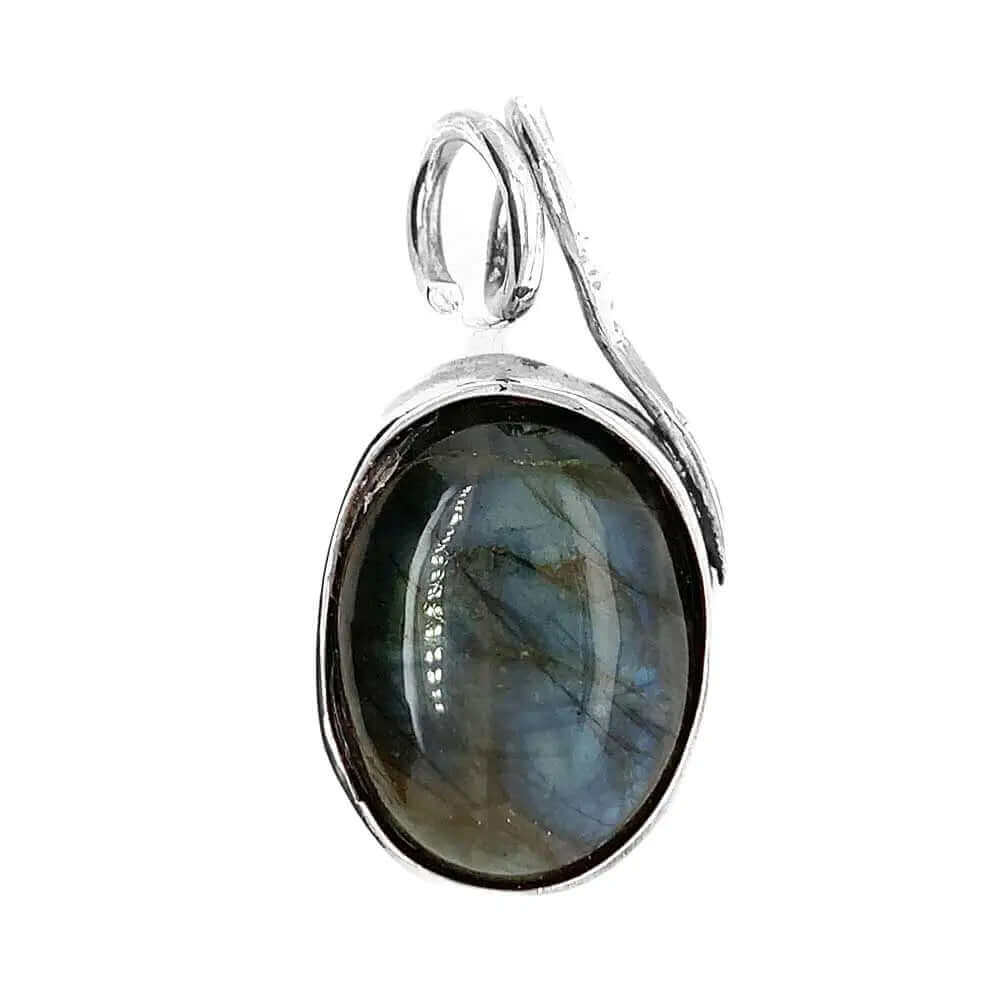 %product Labradorite Silver Pendant Nueve Sterling