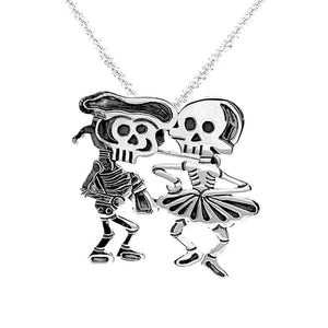 %product Matador Skeleton Silver Pin Pendant Nueve Sterling