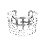 Openwork Silver Cuff-Bracelet - Nueve Sterling