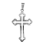 Outlined Big Silver Cross back - Nueve Sterling