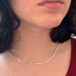 %product Plain Mariner Silver Chain Nueve Sterling