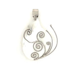 Seashell Silver Pendant - Nueve Sterling