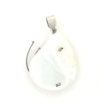 Seashell Silver Pendant back - Nueve Sterling