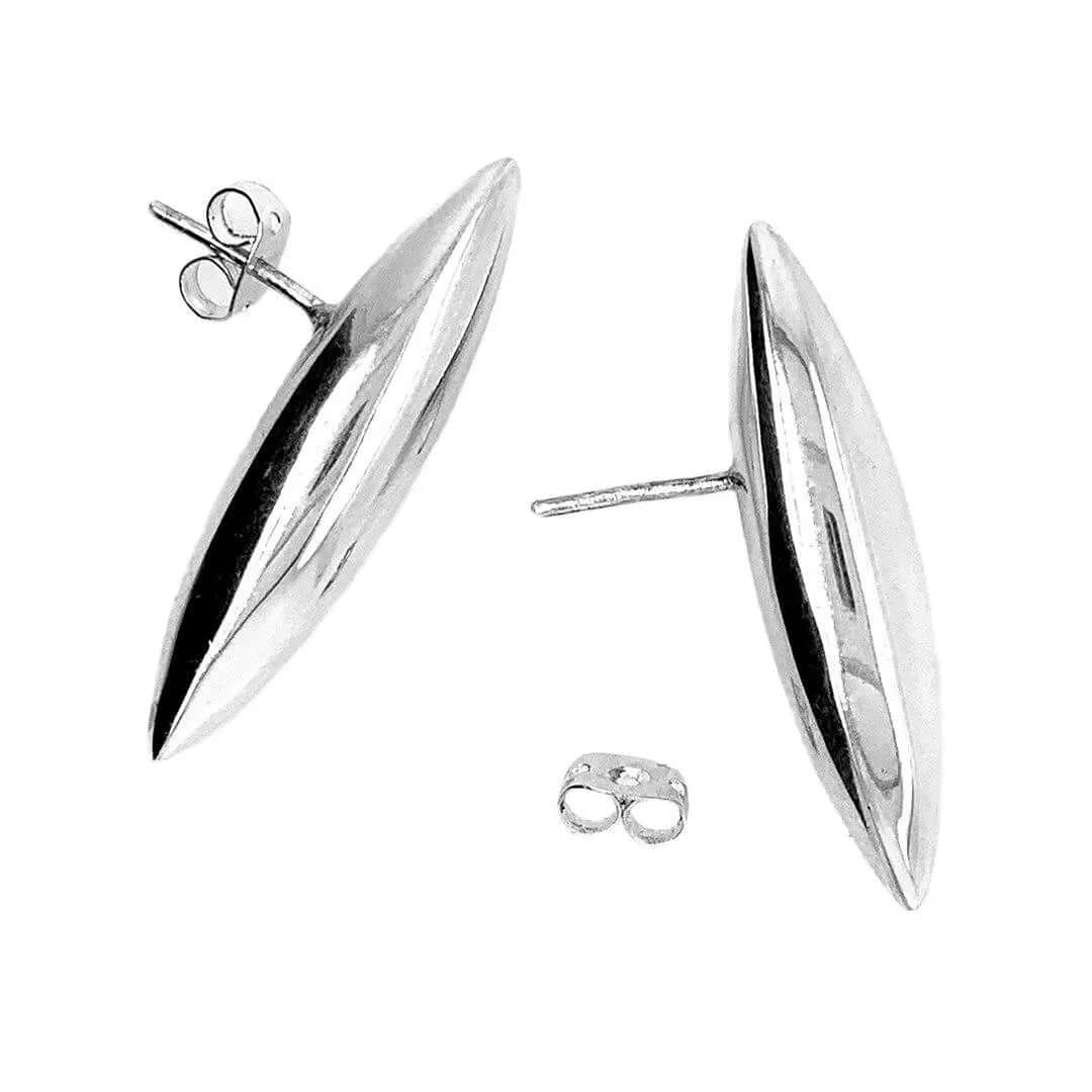 Seed Silver Earrings top - Nueve Sterling