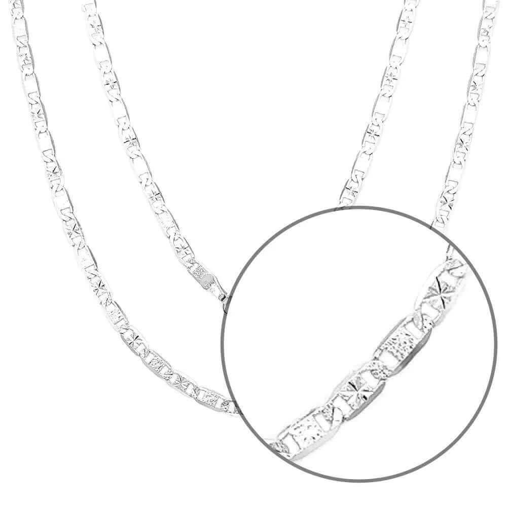 Stars Mariner Silver Chain detail - Nueve Sterling