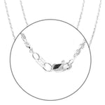 Medium Rope Silver Chain lock - Nueve Sterling