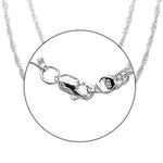 Thick Rope Silver Chain lock - Nueve Sterling