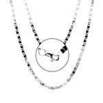 Plain Mariner Silver Chain lock - Nueve Sterling