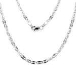 Bars Mariner Silver Chain - Nueve Sterling