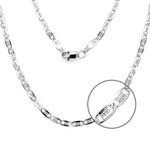 Bars Mariner Silver Chain detail - Nueve Sterling