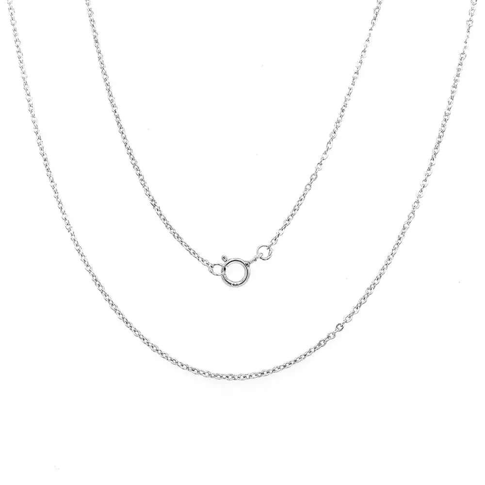 Thin Rolo Silver Chain - Nueve Sterling