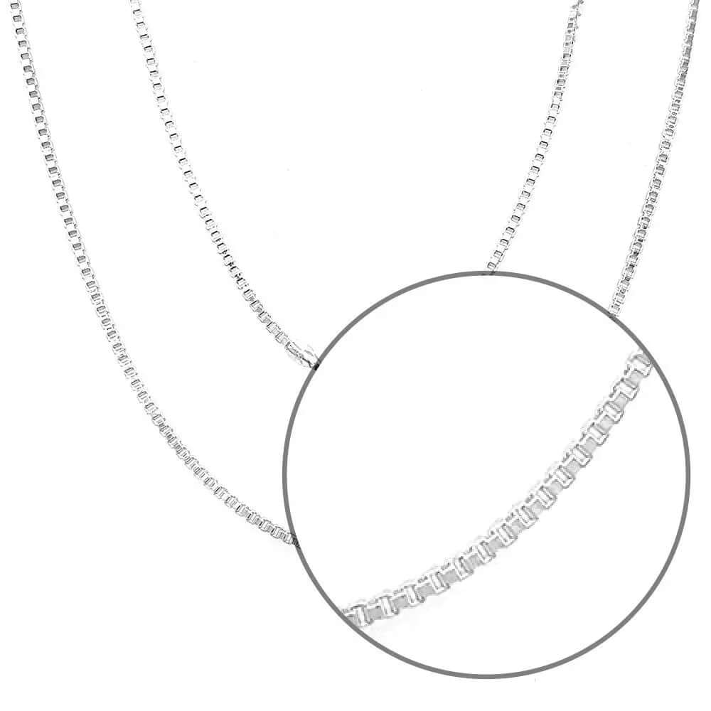 Box Silver Chain detail - Nueve Sterling