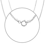 Box Silver Chain lock - Nueve Sterling