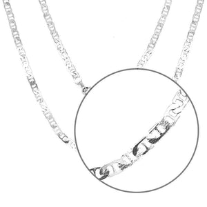 Mariner Silver Chain details - Nueve Sterling