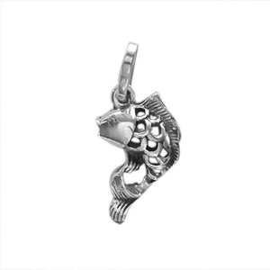 %product Silver Fish Charm Nueve Sterling
