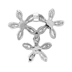 %product Silver Flower Pendant With Chalcedony Nueve Sterling