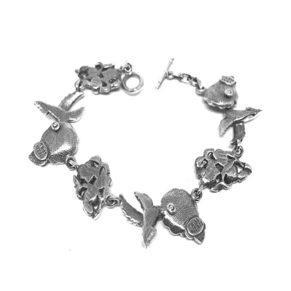 Silver Hummingbird Bracelet Nueve Sterling