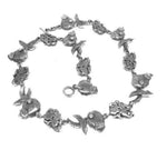 Silver Hummingbird Necklace Nueve Sterling