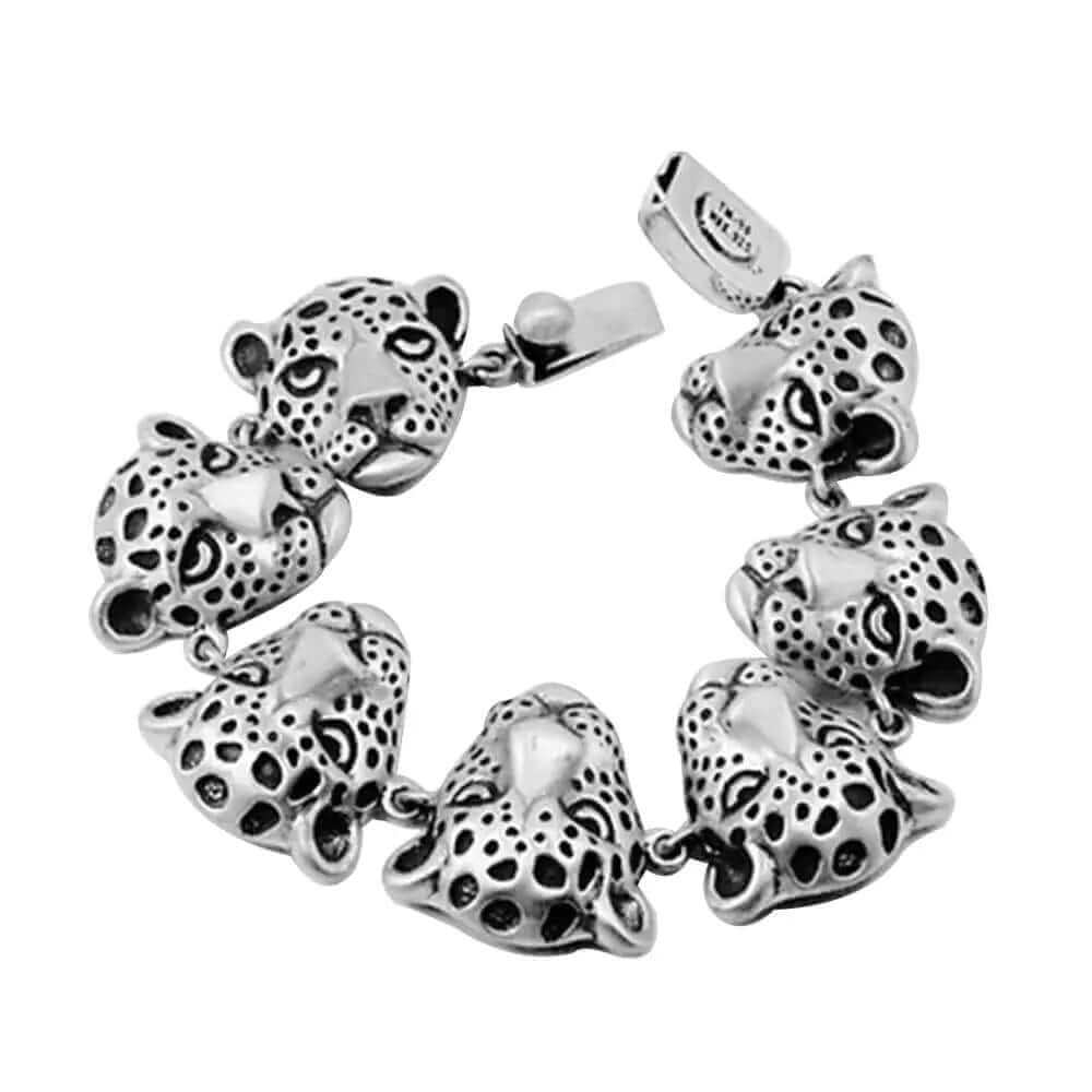 Silver Jaguar Bracelet Nueve Sterling