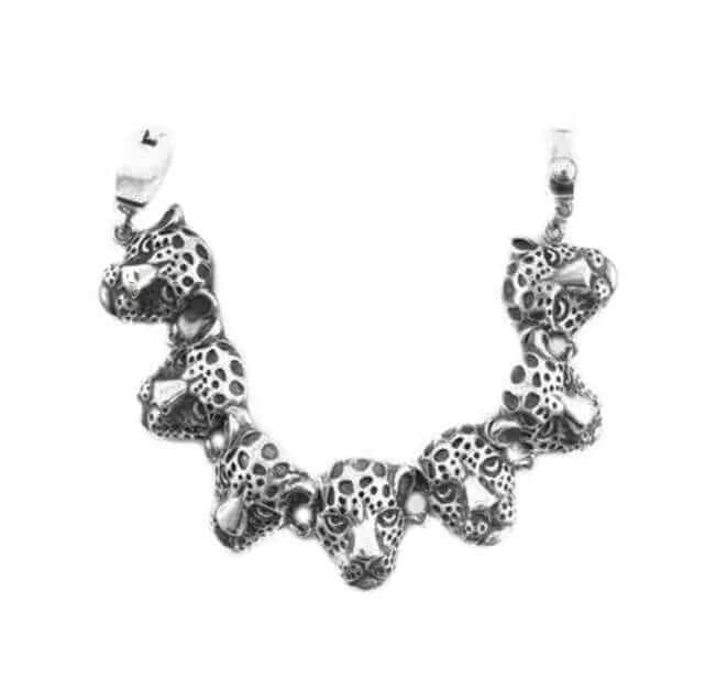 Silver Jaguar Bracelet Nueve Sterling