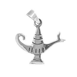 Silver Magic Lamp Charm - Nueve Sterling