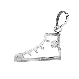 Silver Tennis Shoe Charm - Nueve Sterling