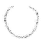 Silver Woven Choker - Nueve Sterling