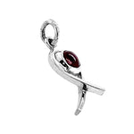 Small-Modern-Silver-Pendant-With-Garnet-side-Nueve-Sterling