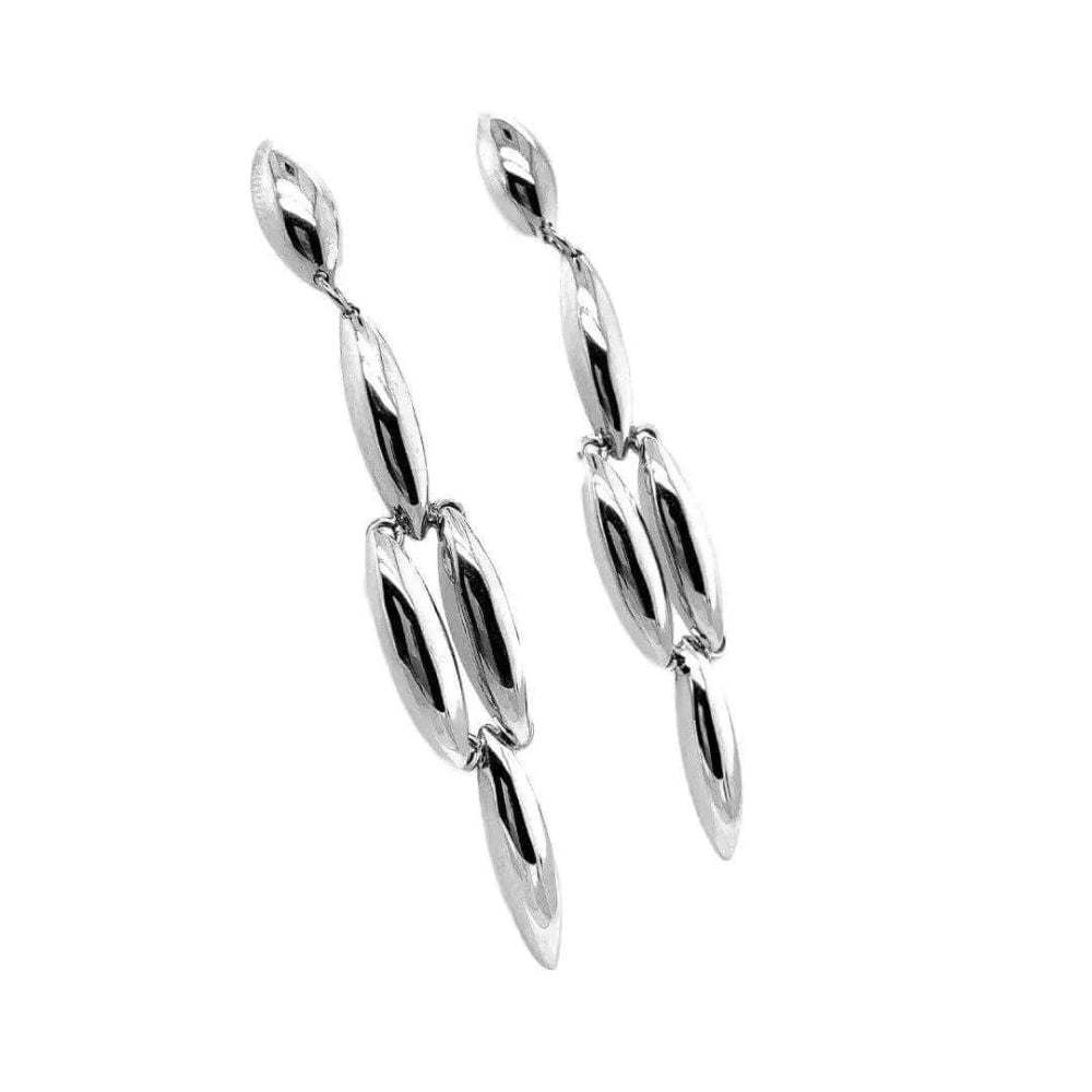 Taxco Silver Dangling Earrings side