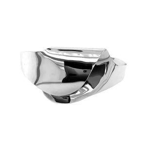 Twisted Silver Cuff-Bracelet - Nueve Sterling