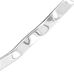 %product Wavy Silver Choker Nueve Sterling