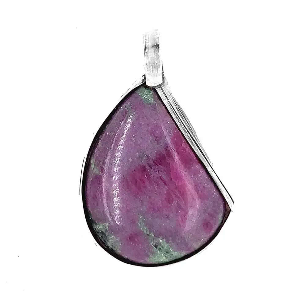 %product Zoisite Silver Pendant Nueve Sterling